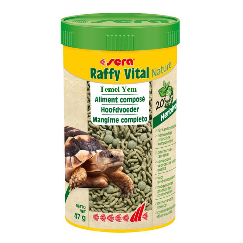 Sera Raffy Vital Kaplumbağa Ve İguana Yemi 250 ml