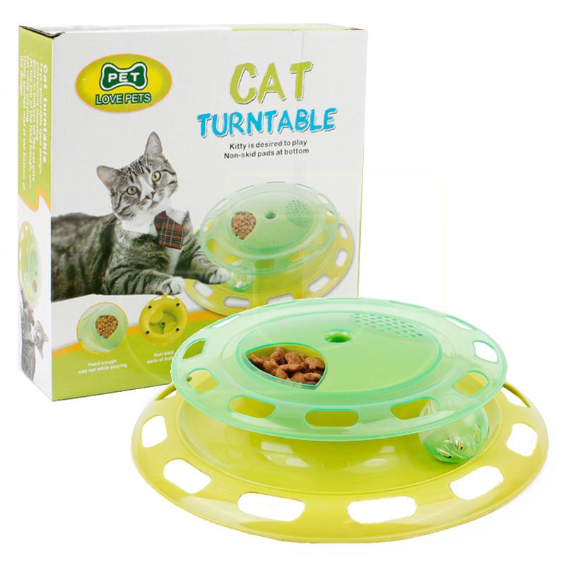 Cat Turntable Kedi Oyun Kulesi Ve Mama İstasyonu