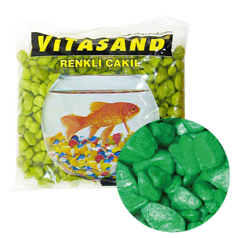 Vitasand Fanus Çakılı Yeşil 350 gr 10 mm