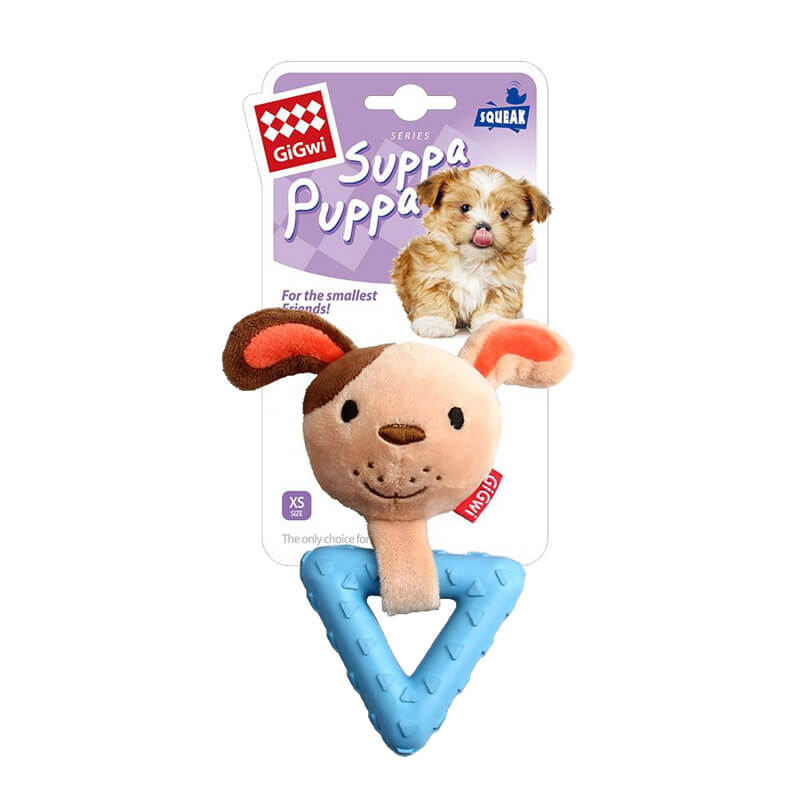 Gigwi Suppa Puppa Tavşan Köpek Diş Kaşıma Oyuncağı 15 cm