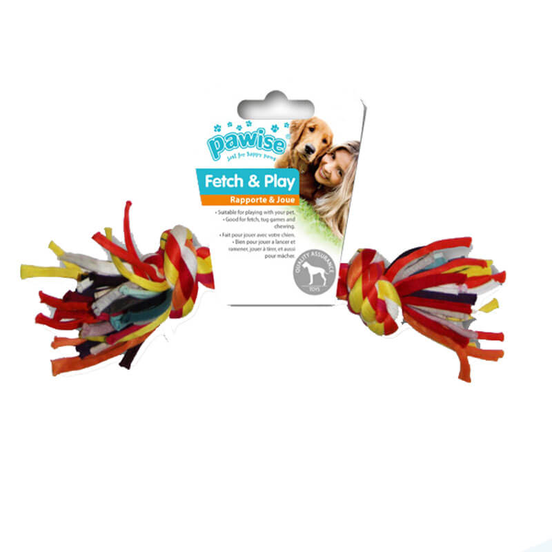 Pawise Köpek Oyuncağı İki Düğümlü Diş İpi 22 cm