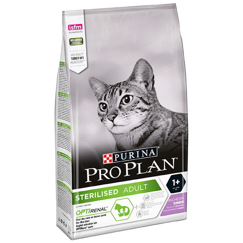 ProPlan Optirenal Hindi Ve Tavuklu Kısırlaştırılmış Kedi Maması 3 Kg | 359,96 TL