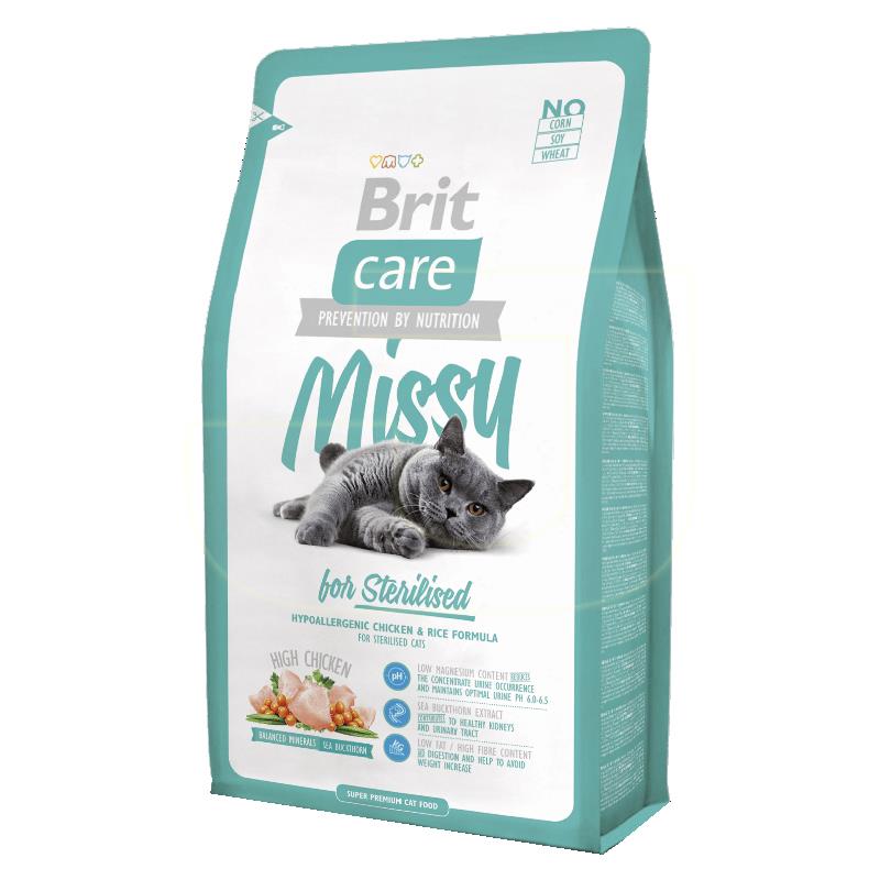 Brit Care Missy Kısırlaştırılmış Kedi Maması Tavuklu 2 kg | 287,24 TL