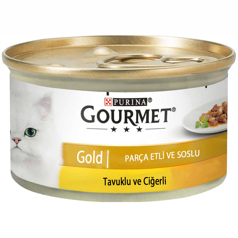 Purina Gourmet Gold Tavuklu Ve Ciğerli Kedi Konservesi 85 gr | 25,00 TL