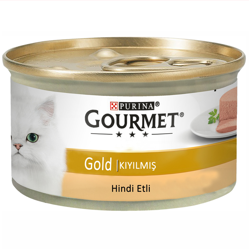 Purina Gourmet Gold Kıyılmış Hindi Etli Kedi Konservesi 85 gr | 9,56 TL