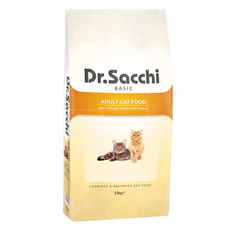 Dr. Sacchi Basic Tavuk Etli Yetişkin Kedi Maması 15 kg | 488,52 TL