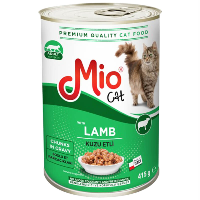 Mio Kuzu Etli Konserve Kedi Maması 415 gr | 24,30 TL
