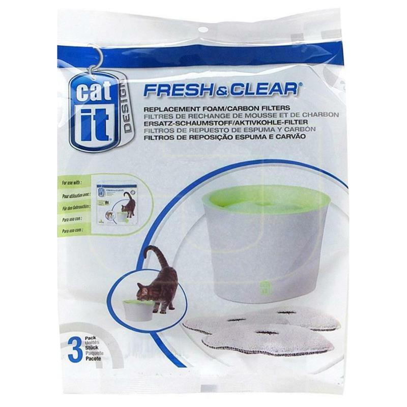 Catit Fresh Clear Otomatik Kedi Su Kabı Yedek Filtresi 3 Adet | 426,44 TL
