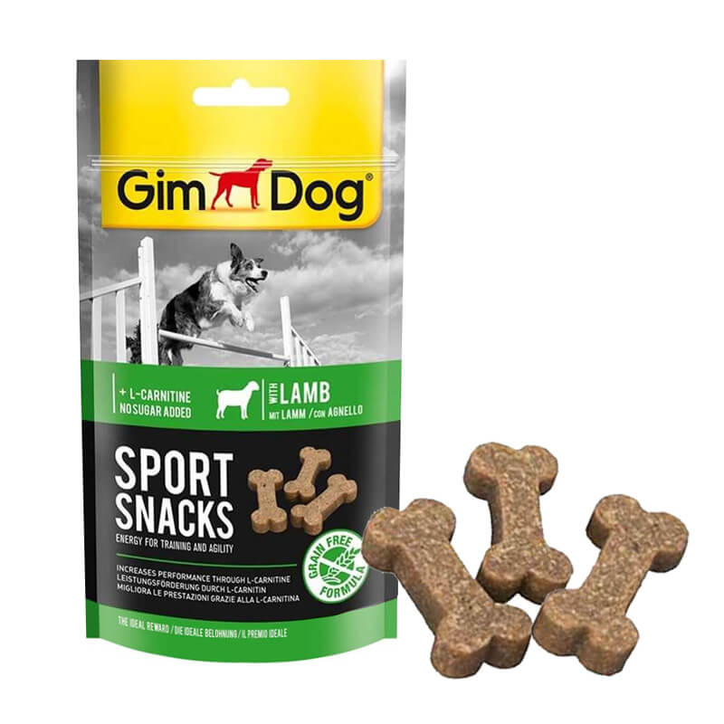 Gimdog Sport Snacks Mini Bone Kuzu Ve L-Carnitinli Köpek Ödülü 60 gr | 55,16 TL