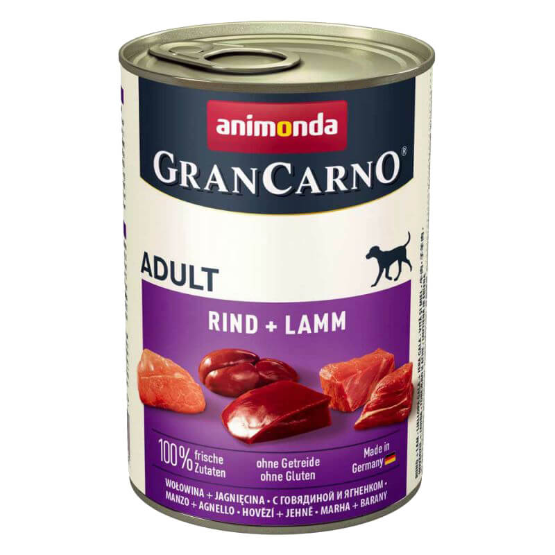 Animonda Gran Carno Sığır Etli Ve Kuzu Etli Köpek Konservesi 400 gr | 42,90 TL