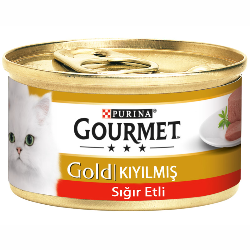 Purina Gourmet Gold Kıyılmış Sığır Etli Kedi Konservesi 85 gr | 9,56 TL