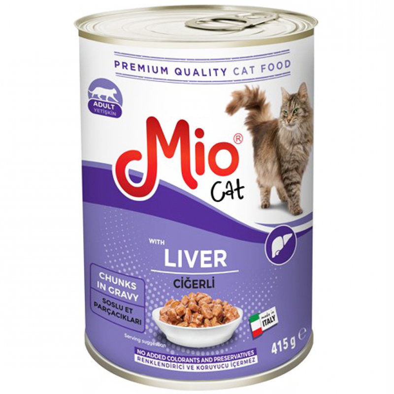 Mio Ciğerli Konserve Kedi Maması 415 gr | 16,35 TL