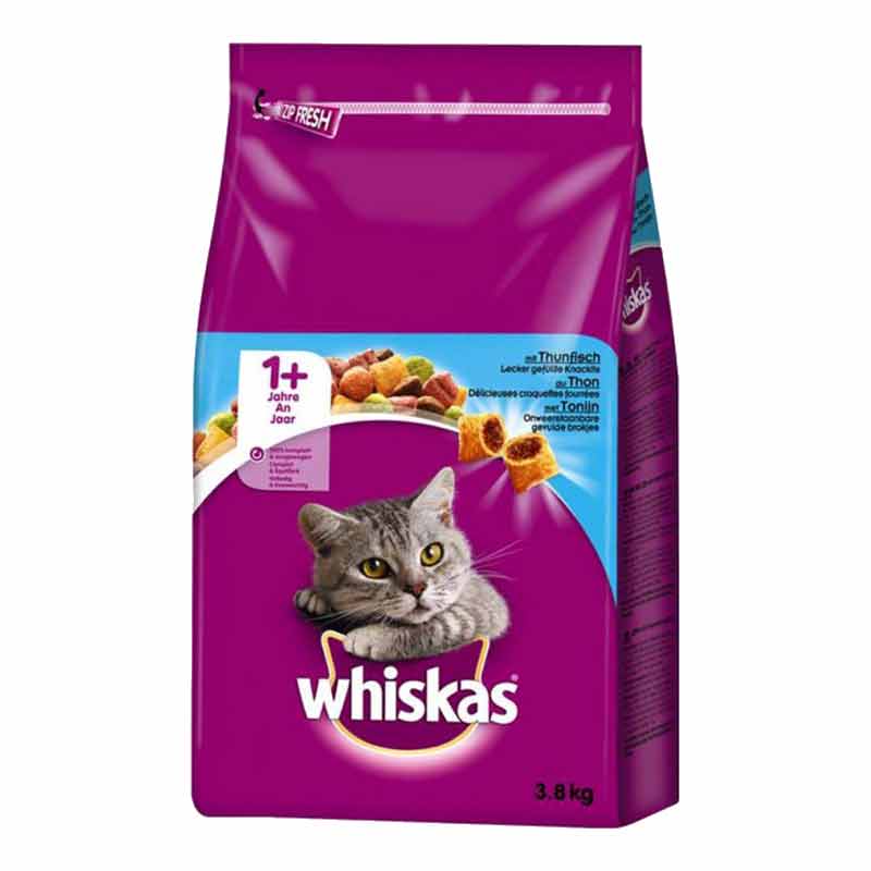 Whiskas Ton Balıklı Ve Sebzeli Yetişkin Kedi Maması 3,8 Kg | 519,90 TL