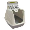 Moderna Flip Gri Filtreli Kapalı Jumbo Kedi Tuvalet Kabı 58 cm | 666,51 TL