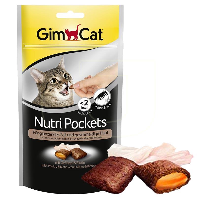 Gimcat Nutri Pockets Kümes Hayvanlı Kedi Ödülü 60 gr | 44,90 TL