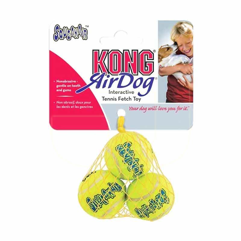 Kong Air Sesli Tenis Topu Köpek Oyuncağı 4 cm 3 Adet XSmall | 175,90 TL