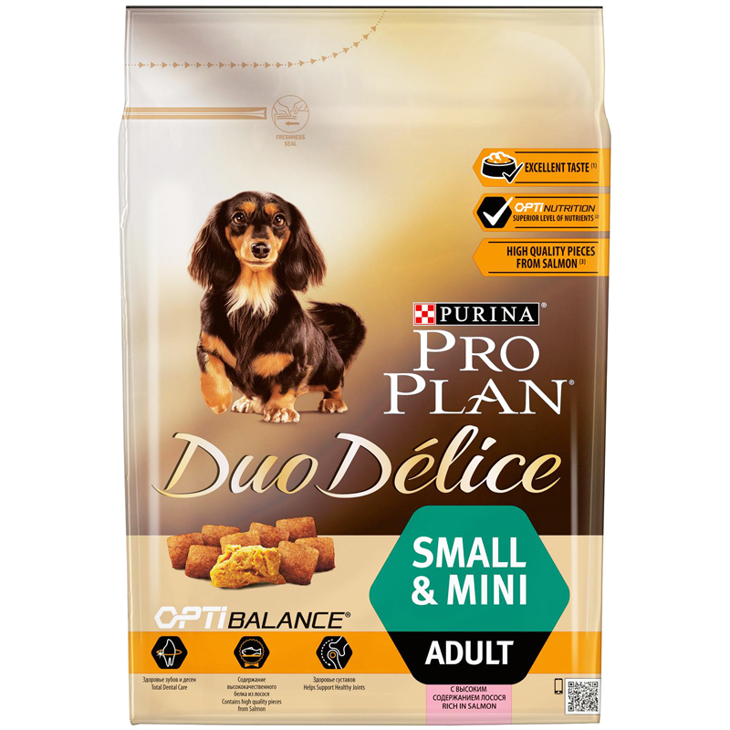 ProPlan Duo Delice Somonlu Küçük Mini Irk Yetişkin Köpek Maması 2,5 Kg | 629,94 TL