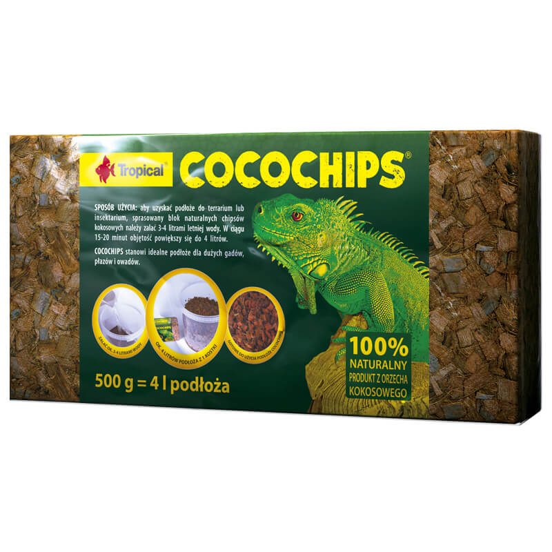 Tropical Cocochips Hindistan Cevizi Sürüngen Taban Malzemesi 500 gr | 111,96 TL