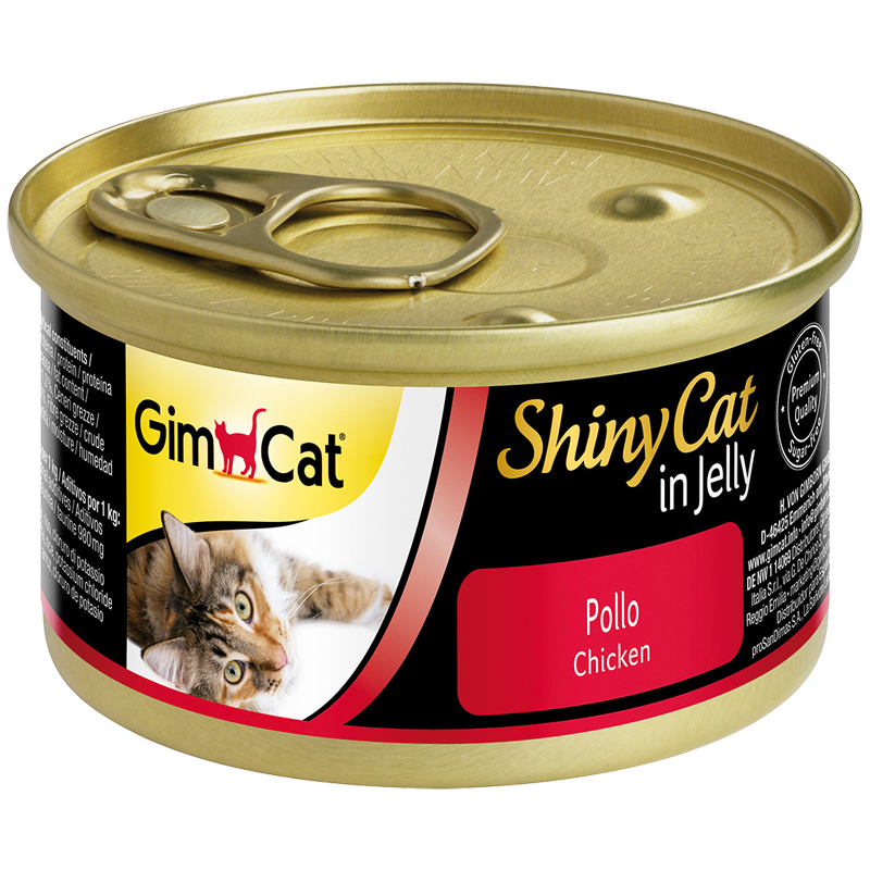 Gimcat Shinycat Tavuklu Konserve Kedi Maması 70 gr | 34,22 TL