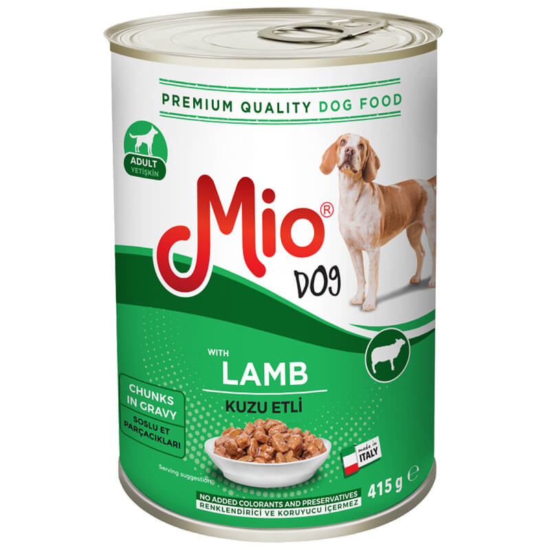 Mio Kuzu Etli Konserve Köpek Maması 415 gr | 24,30 TL