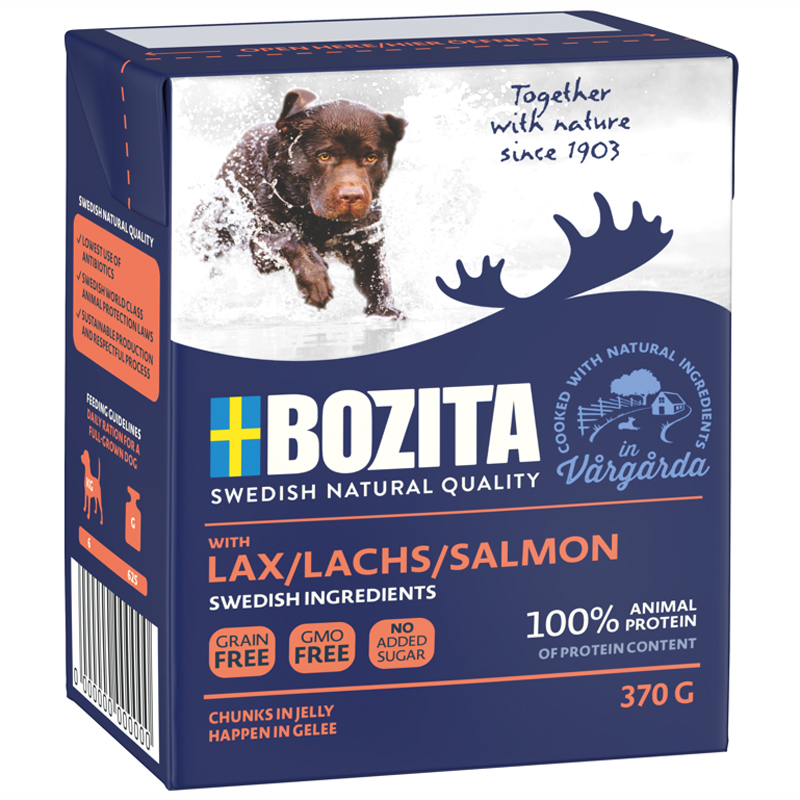Bozita Somon Balıklı Tahılsız Köpek Konservesi 370 gr