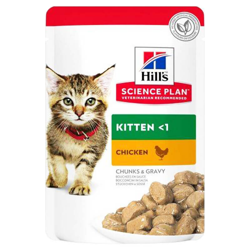 Hills Kitten Tavuklu Konserve Yavru Kedi Maması 85 gr | 22,10 TL