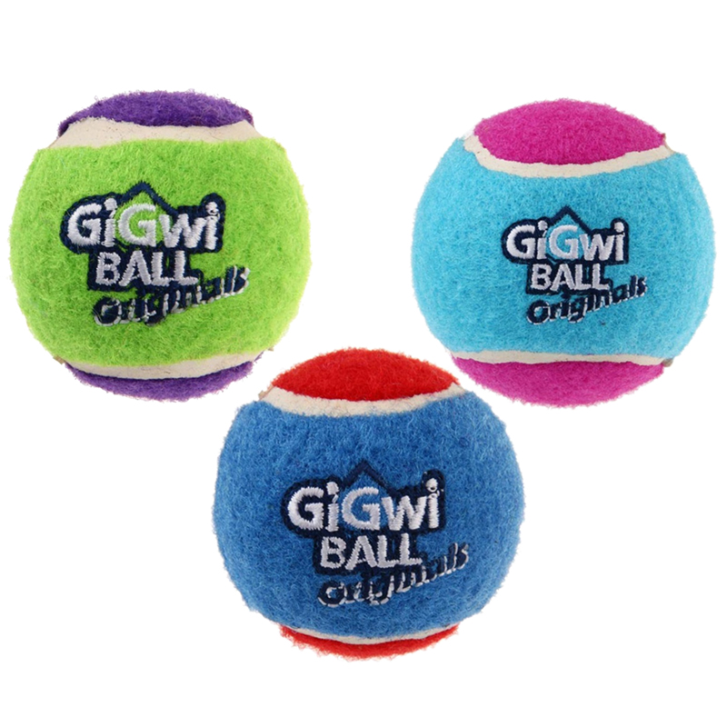 Gigwi Ball Sesli Tenis Topu Köpek Oyuncağı 5 cm 3 Adet | 148,93 TL