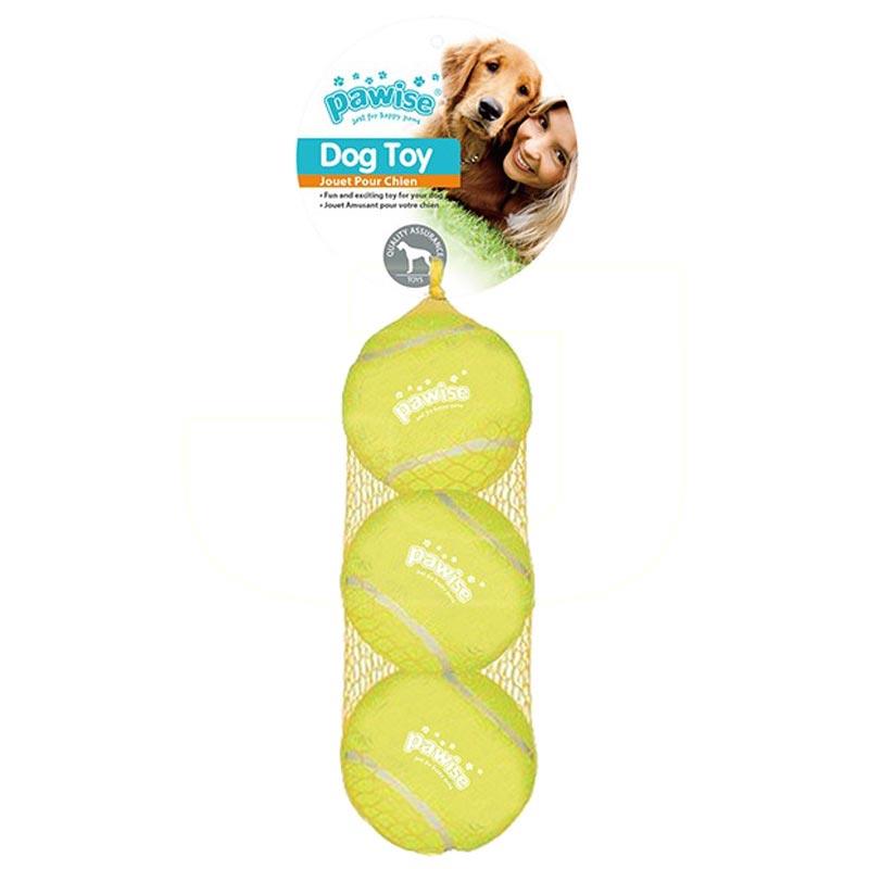 Pawise Sesli Tenis Topu Köpek Oyuncağı 6,5 cm 3 Adet | 159,56 TL