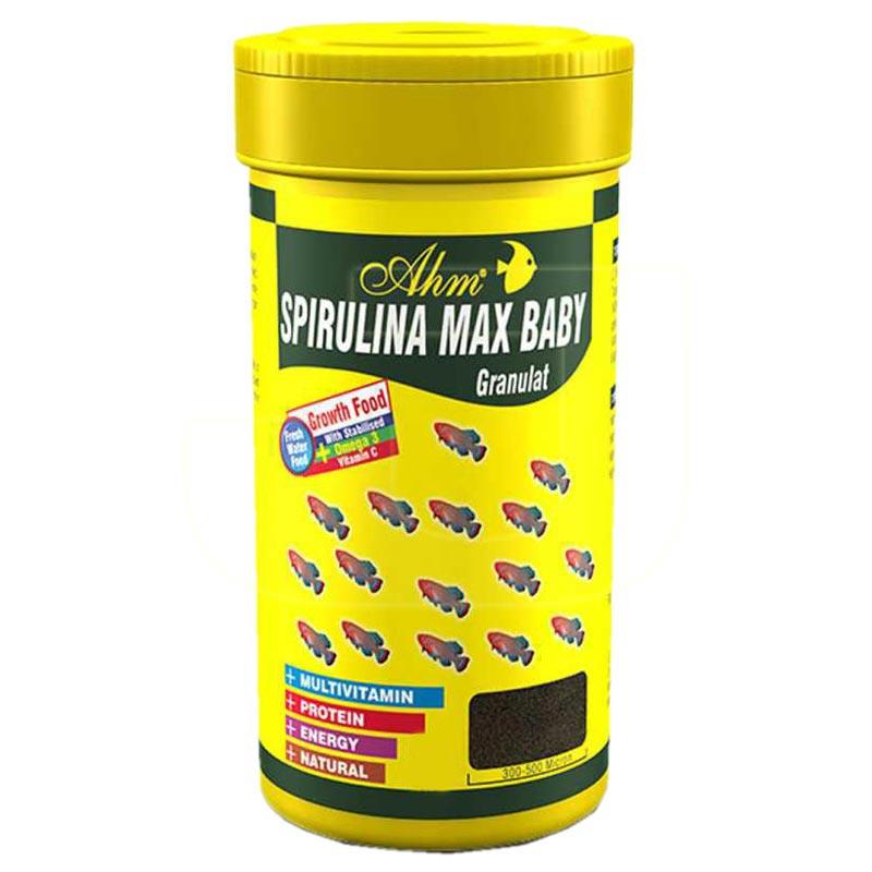 Ahm Spirulina Max Baby Granulat Yavru Balık Yemi 100 ml | 15,75 TL
