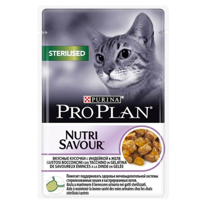 ProPlan Nutri Savour Hindili Kısırlaştırılmış Kedi Konservesi 85 gr | 11,03 TL