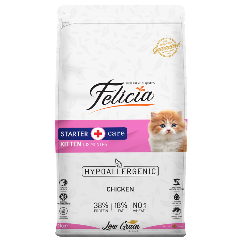 Felicia Tavuklu Düşük Tahıllı Yavru Kedi Maması 2 Kg | 203,99 TL