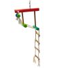 Tisert Bıcı Bıcı Ahşap Tünekli Papağan Merdiveni 52 cm | 92,34 TL