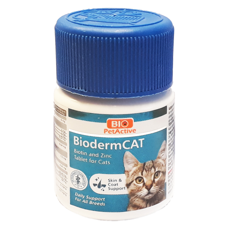 Bio Pet Active Kediler İçin Biotin Ve Çinko Tableti 100 Adet | 40,15 TL
