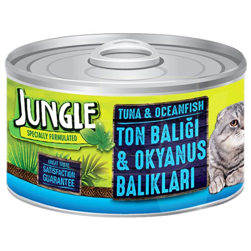 Jungle Okyanus Ve Ton Balıklı Konserve Kedi Maması 85 gr | 8,94 TL