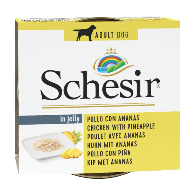 Schesir Nature Tavuk Ve Ananaslı Konserve Köpek Maması 150 gr | 32,00 TL