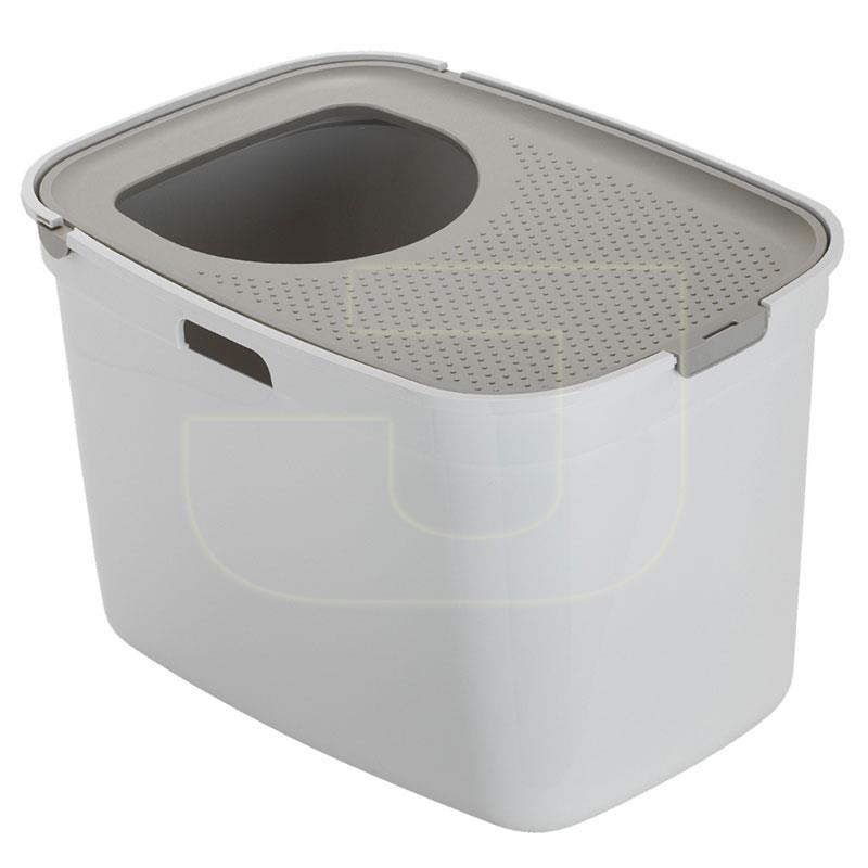 Moderna Top Cat Üsten Girişli Kedi Tuvalet Kabı Gri 59 cm | 635,66 TL