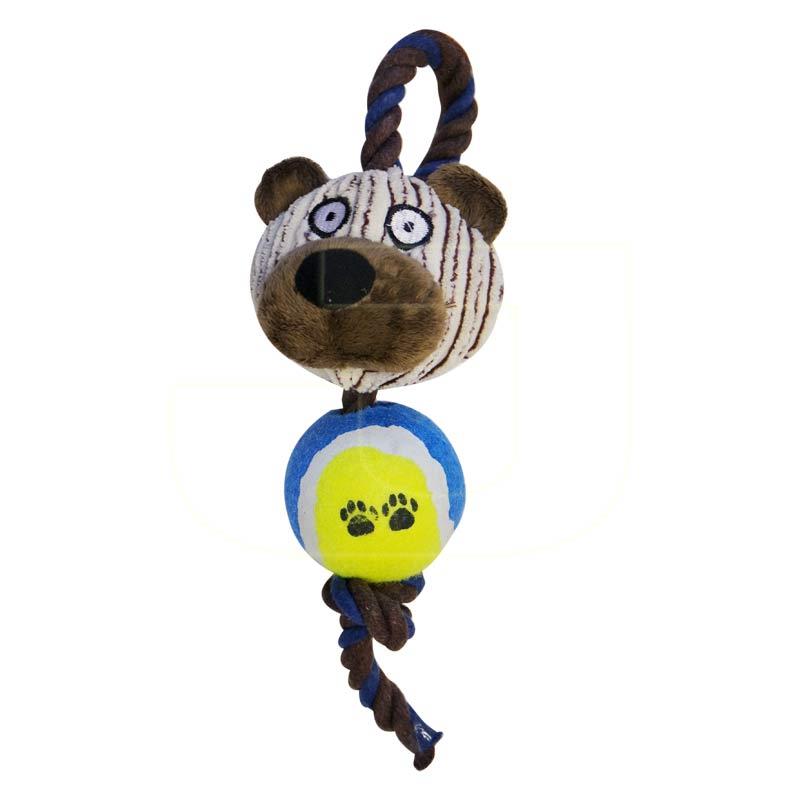 Eastland Tenis Toplu Diş İpli Ayı Köpek Oyuncağı 30 cm | 266,03 TL