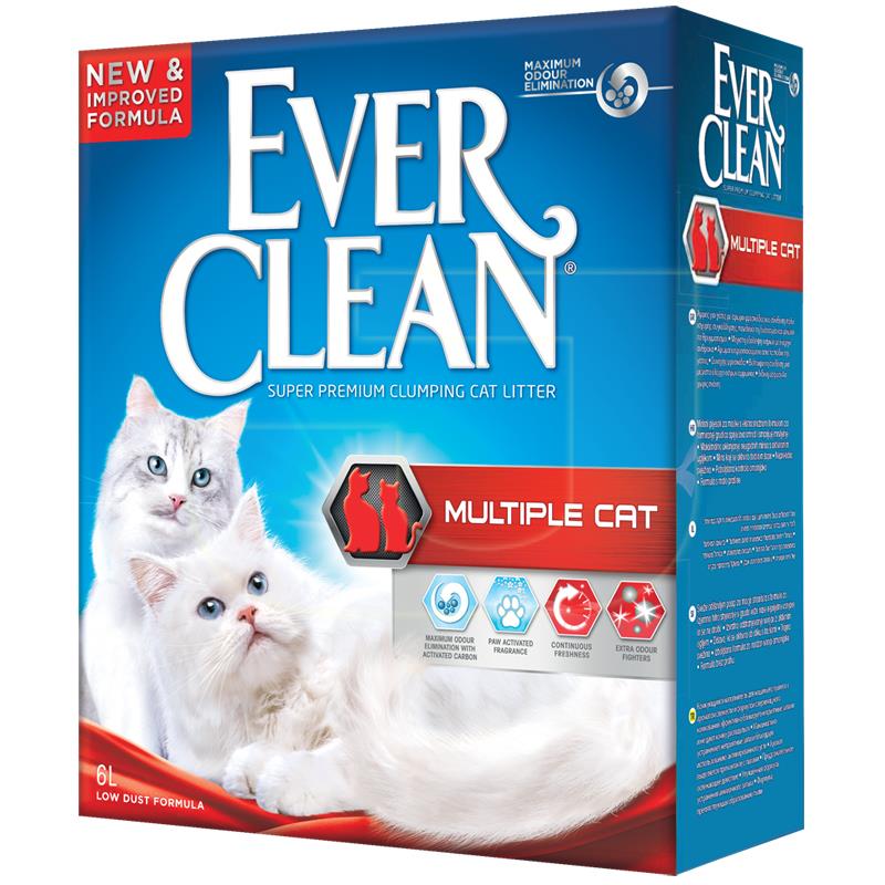 Ever Clean Multiple Cat Topaklaşan Kedi Kumu 6 Litre | 231,33 TL