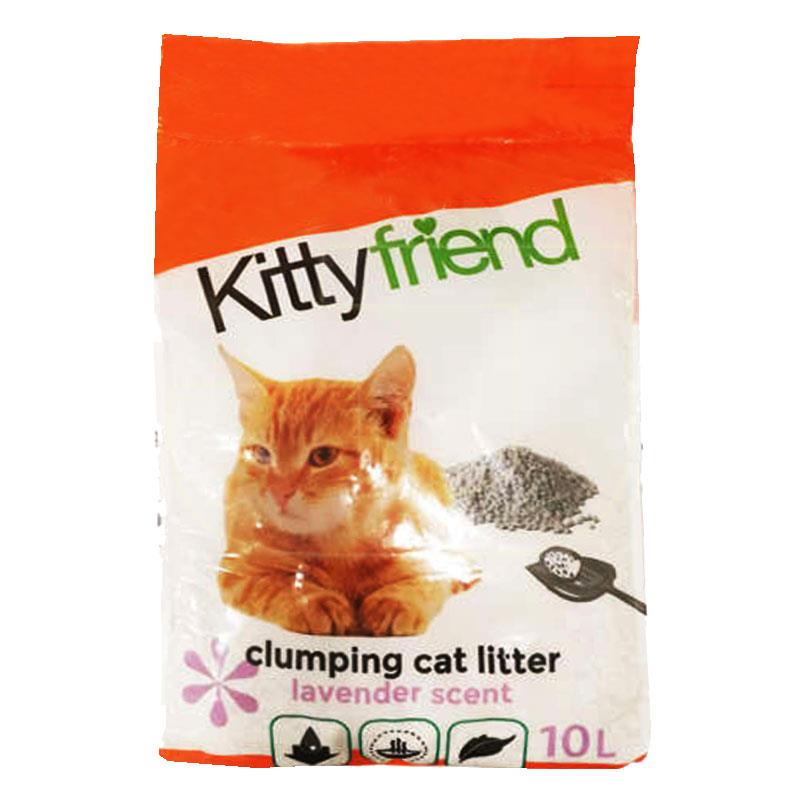 Sanicat Kitty Friend Lavantalı Topaklaşan Doğal Kedi Kumu 10 Litre | 32,50 TL
