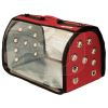Lepus Flybag Şeffaf Kedi Köpek Taşıma Çantası Kırmızı 40 cm | 219,22 TL