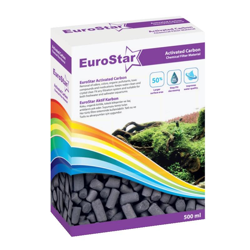 Eurostar Aktif Karbon Akvaryum Filtre Malzemesi 500 ml | 52,91 TL