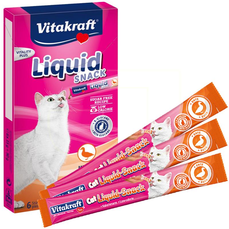 Vitakraft Liquid Ördek Beta Glucan İçeren Sıvı Kedi Ödülü 15 grx6 Adet | 89,23 TL