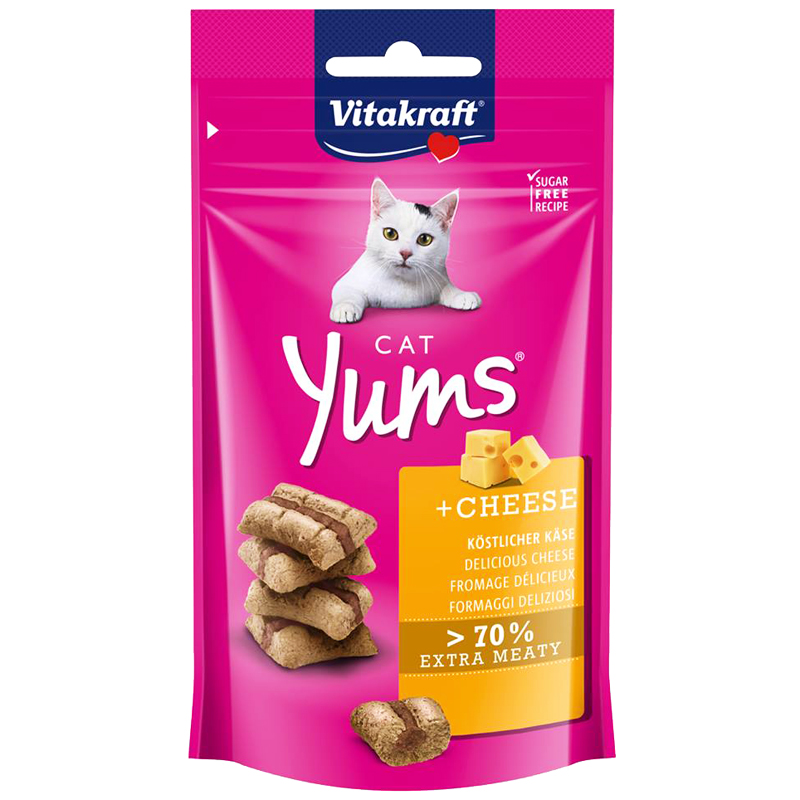 Vitakraft Cat Yums Peynirli Yumuşak Kedi Ödülü 40 gr | 71,38 TL
