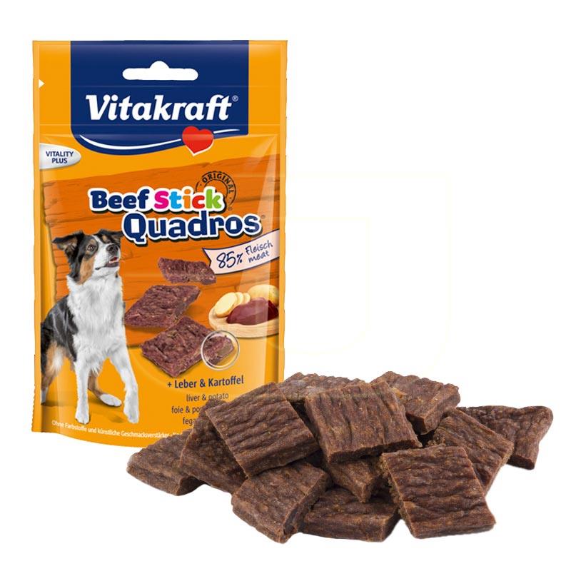 Vitakraft Beef Stick Quadros Ciğerli Tahılsız Köpek Ödülü 70 gr | 67,39 TL