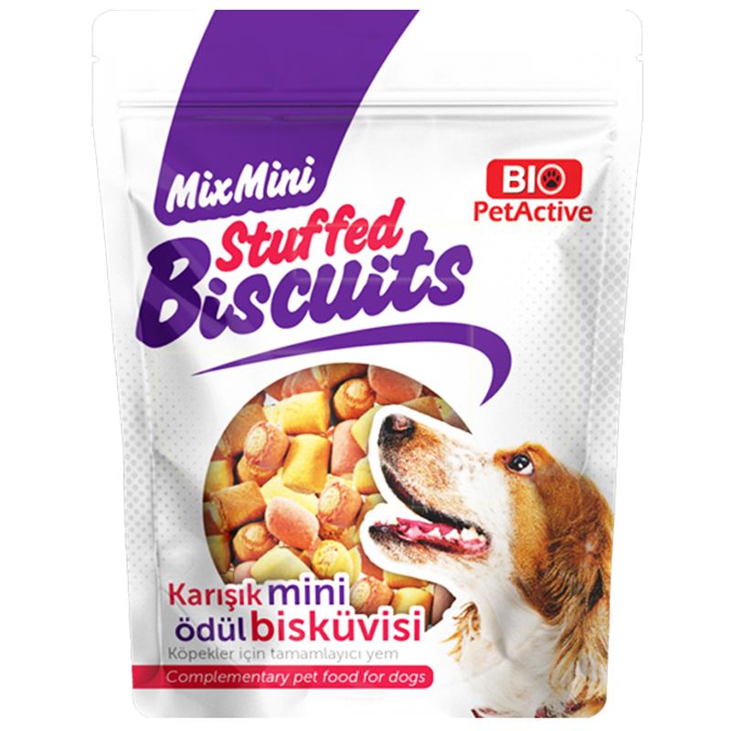 Bio Pet Active Mix Mini Stuffed Köpek Ödül Bisküvisi 200 gr | 47,29 TL