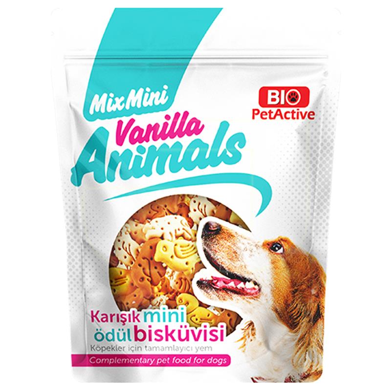 Bio Pet Active Mix Mini Vanilla Köpek Ödül Bisküvisi 200 gr | 47,29 TL