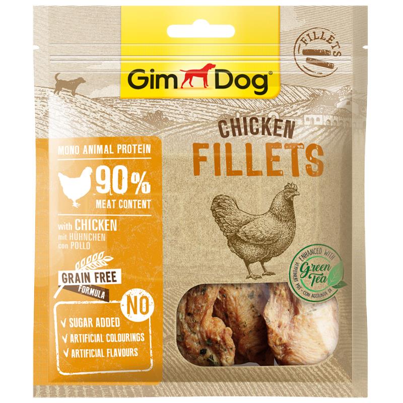 Gimdog Fillets Tavuk Etli Tahılsız Köpek Ödülü 60 gr | 31,86 TL