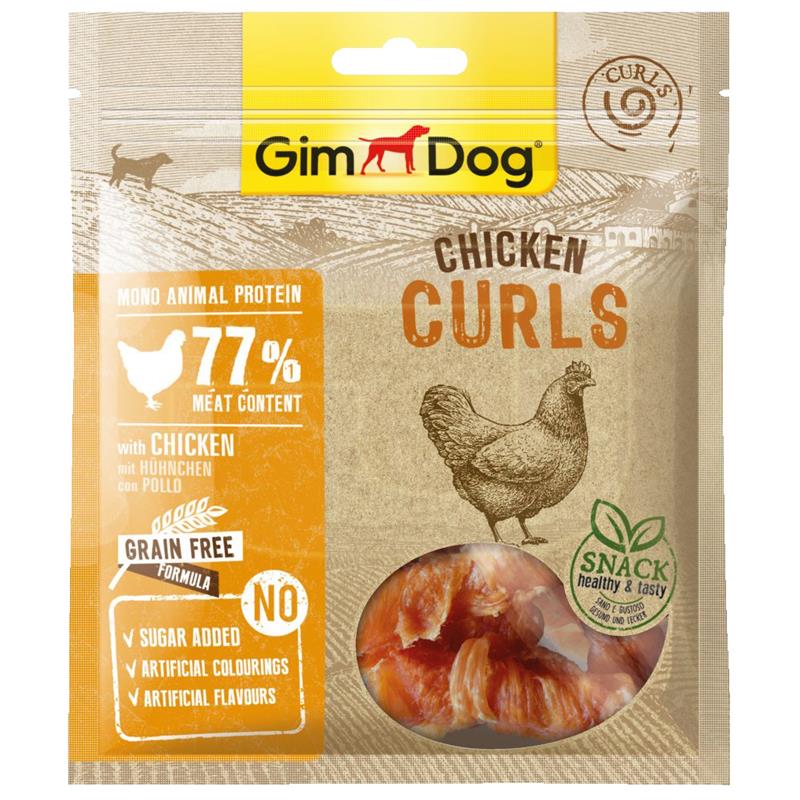Gimdog Curls Tavuk Etli Tahılsız Köpek Ödülü 55 gr | 31,86 TL
