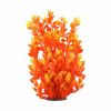 Akvaryum Bitkisi Turuncu Plastik Yaprakl Akvaryum Dekoru 35 cm | 31,45 TL