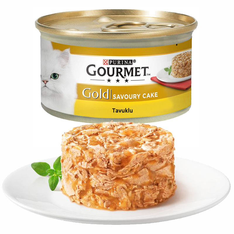Purina Gourmet Savoury Cake Konserve Kedi Maması Tavuklu 85 gr | 30,00 TL